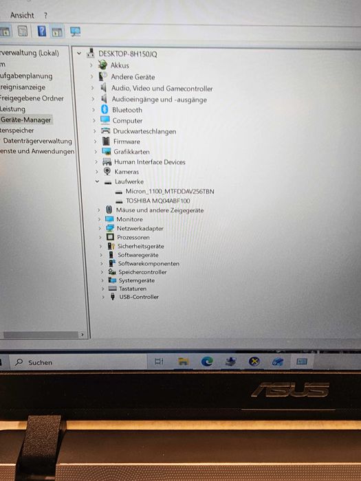 Laptop Asus vivobook 14 model x407uar Intel i5 gen 8