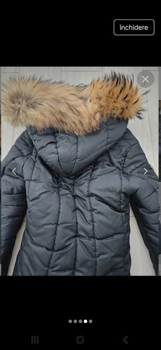 Geaca exclusive blana extrem de stufoasa naturala