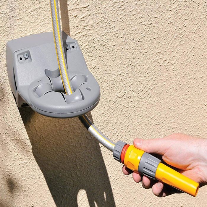 Механическая настенная катушка со шлангом HoZelock MountedFastReel 40m