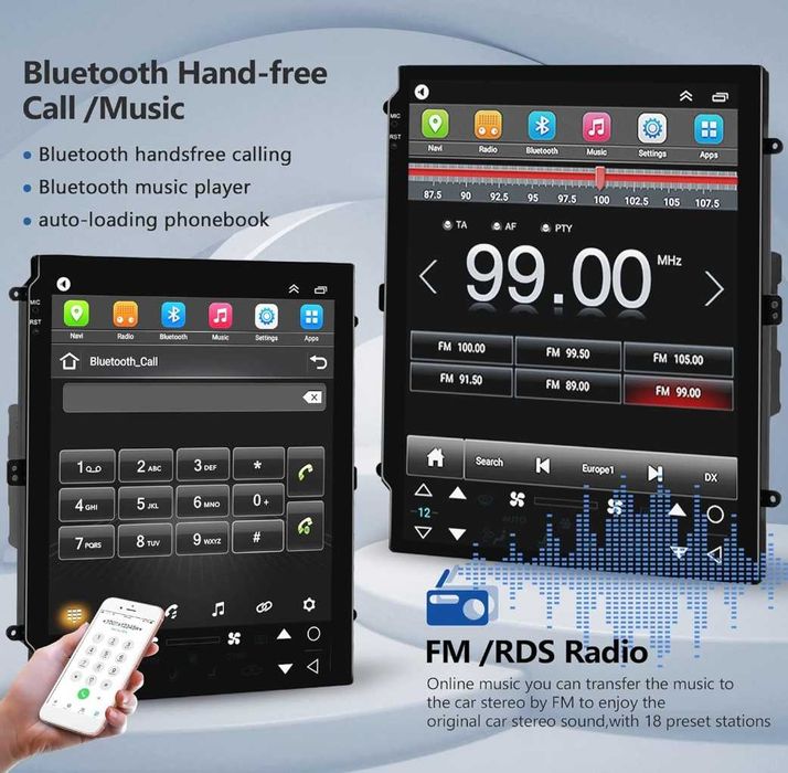 FORD RANGER 2010/2016 Вертикална Навигация, 9861