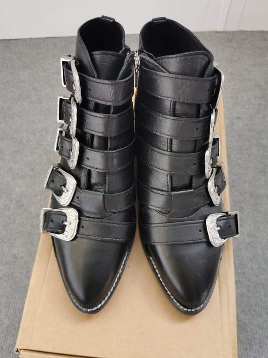 Дамски боти естествена кожа, размер 37 TOPSHOP