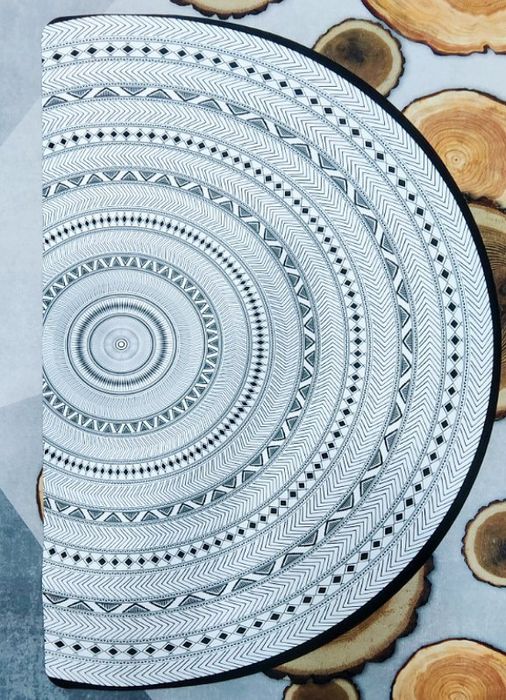 Коврик полукруглый супервпитывающий