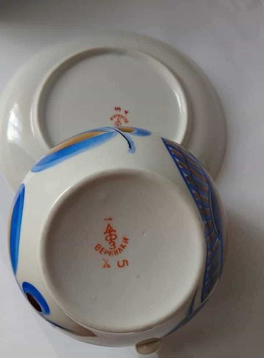 Руски порцелан Вербилки чаша за чай