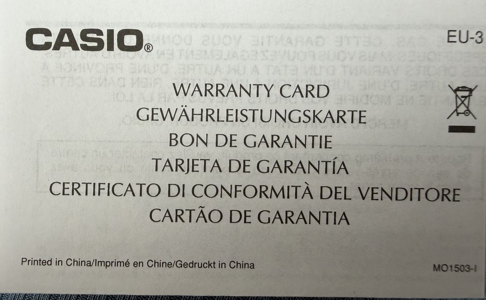 Часовник CASIO от колекцията SHEEN