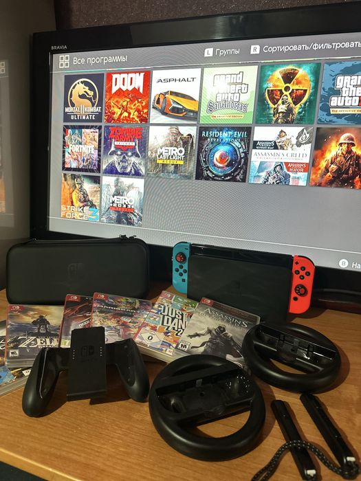 Продам Nintendo Switch Oled — полный комплект