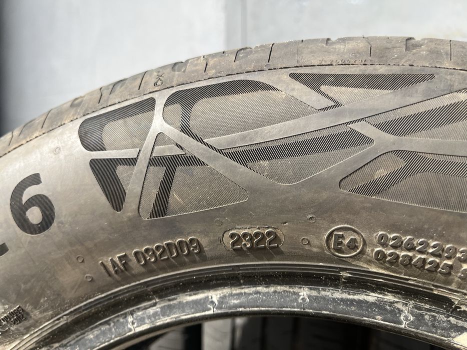 4 бр. летни гуми 195/65/15 Continental DOT 2322 4 mm