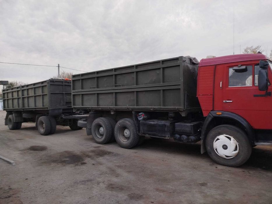КамАЗ 5320 с прицепом-самосвалом