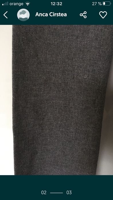 pantaloni dama, gri