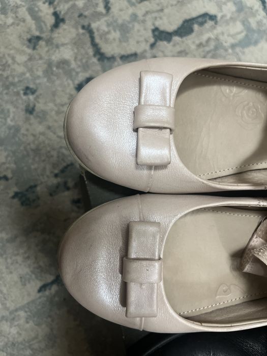 Ecco балетки(сменка) туфли кожаные