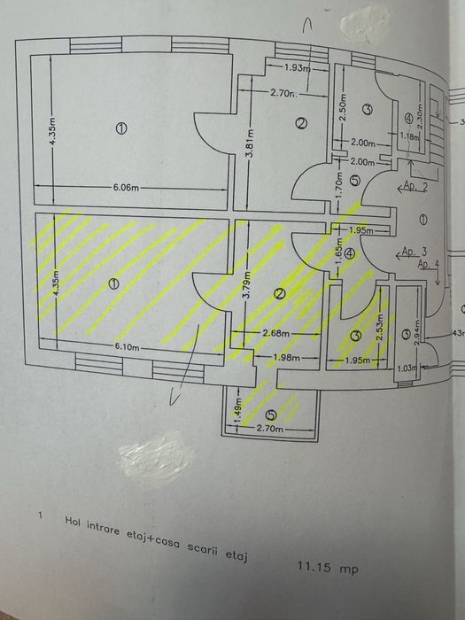 Vand garsoniera Ghimbav , zona centrala , 50 mp