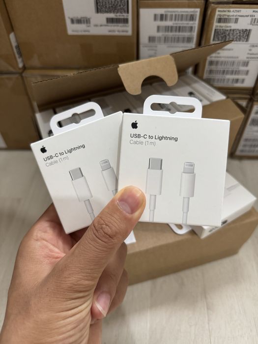 Original IPhone Zaryadka, Galofka, kabel (Type-C va Lightning) Adapter