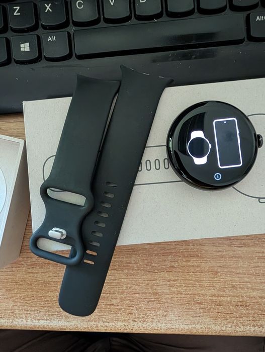 Google Pixel Watch 3 45 mm Obsidian full box impecabil