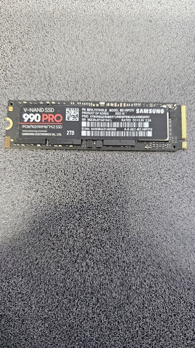 SSD Samsung 990 Pro NVME 2 tb