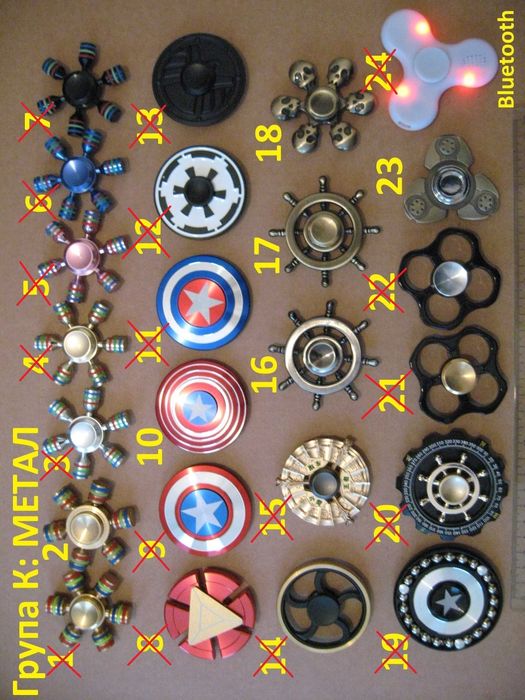 Спинър Мокуру Куб-3 вида Spinner MOKURU Cube