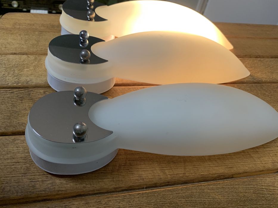 Аплик стъкло и никел