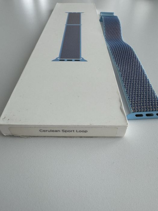 Apple Watch Оригинална каишка 44 мм. Cerulean Sport Loop