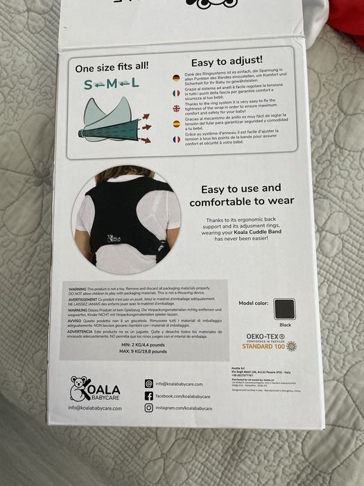 Vând sistem de purtare Koala babycare - sling