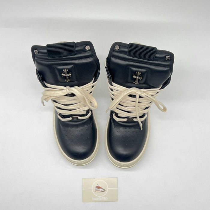 Rick Owens Geobaskets x Chrome Hearts