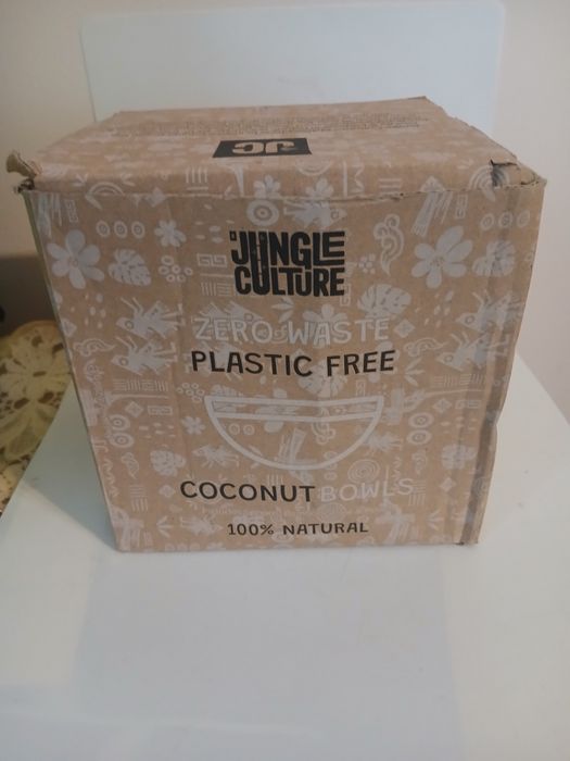 Set ecologic din nuci de cocos.