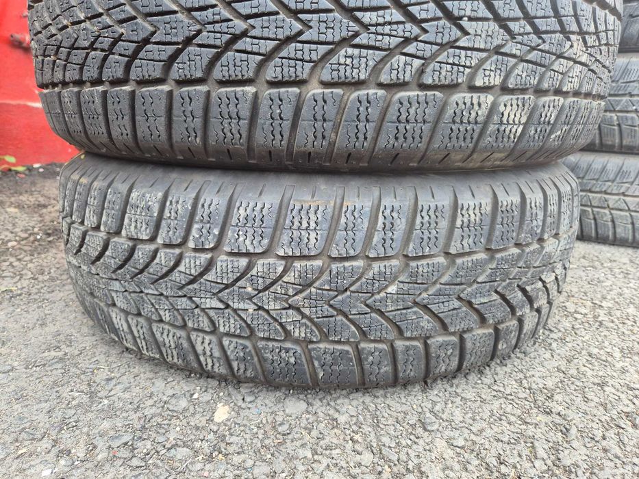 4 Anvelope M+S - 195/65/16 - DUNLOP 4D - CA UNELE NOI - DOT 2017 !