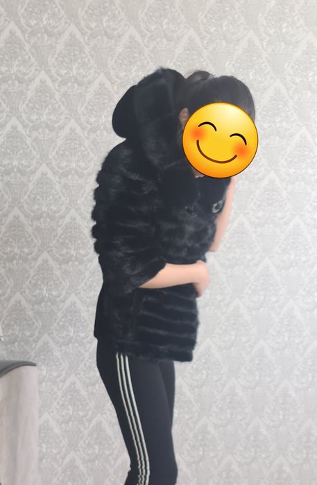 Шуба норка мутон