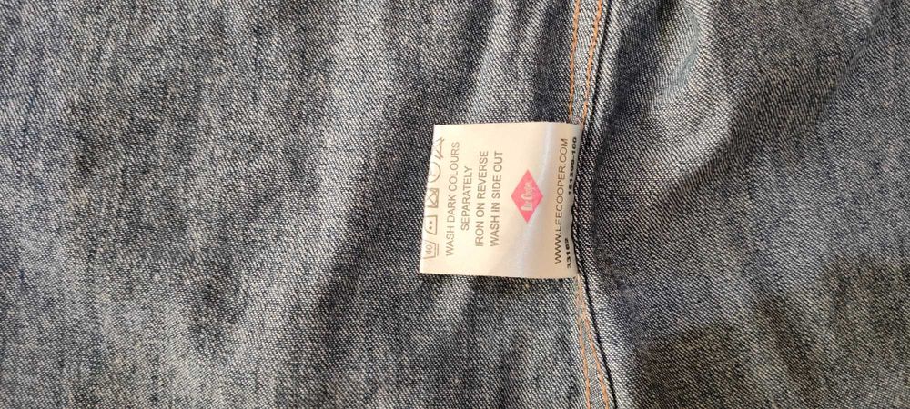 Риза от син деним lee cooper