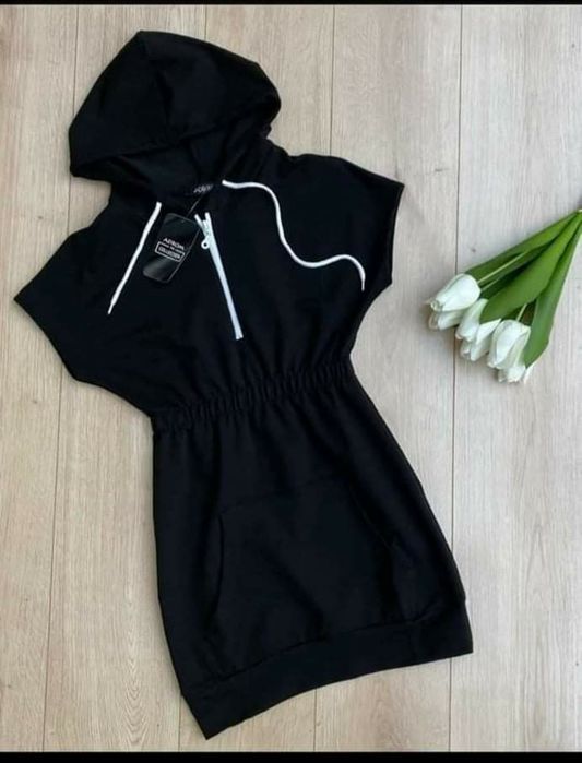 Rochie/Hanorac sport cu gluga