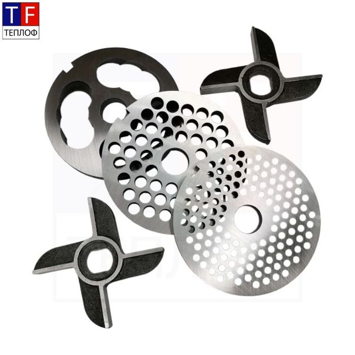 Решетки мясорубки/Запчасти/Шнеки/Ножи/Виулки/Шестерни в Алматы