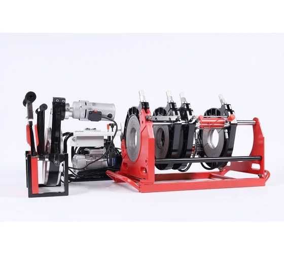 Сварка ПНД 200–450 мм HDPE butt welding пайка гидравлический svarka