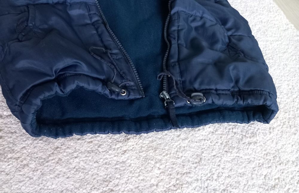 Детски капитониран елек за Момче, син цвят, за 3-4 г