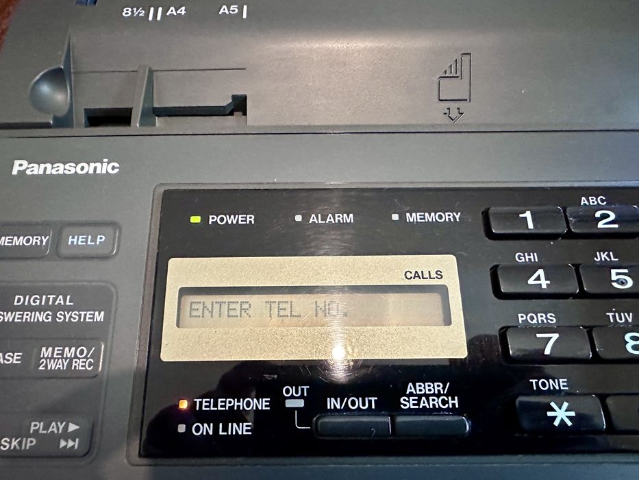 Fax Panasonic Panafax UF-V60 + telefon | Funcțional | Resetat | Complet