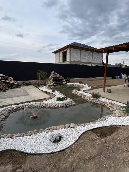 Водопады каскады пруды