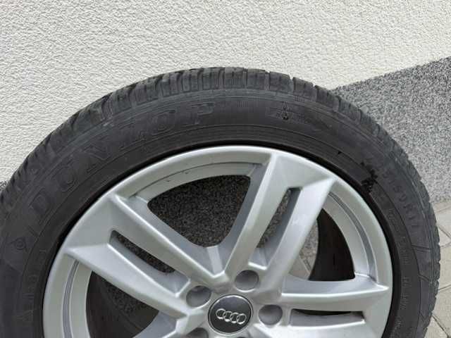 Jante Audi A4,A5,A6 Fara defecte cu anvelope bunede iarna Dunlop
