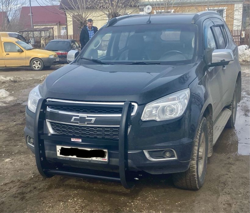 Защита бампера Таран кенгурятник trailblazer 2 chevrolet