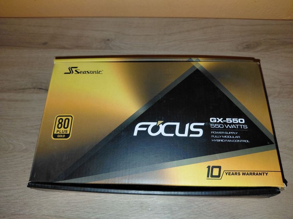 Захранване Seasonic 550W, FOCUS GX Series, 80 PLUS Gold