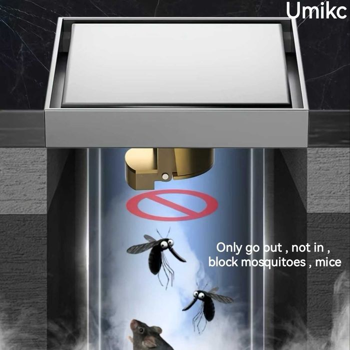 ПРОМО!Луксозен неръждаем сифон с клапа против миризми и насекоми !