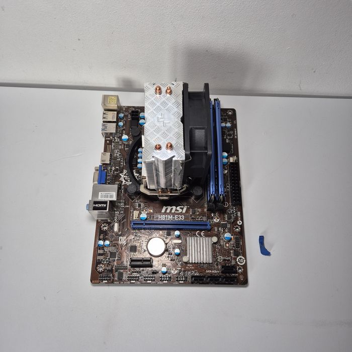 Kit PC i5 4460 + MSI H81M-E33 + 4GB RAM + cooler nou