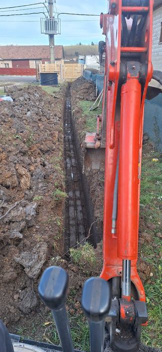 Amenajări și întreținerea spatiilor verzii.  Șanțuri fundați..etc