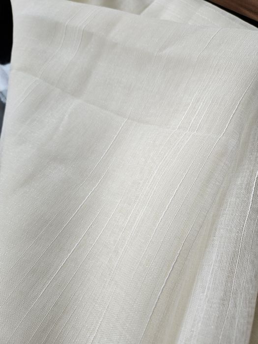 Плат за тънко перде цвят шампанско височина 120 широко 350