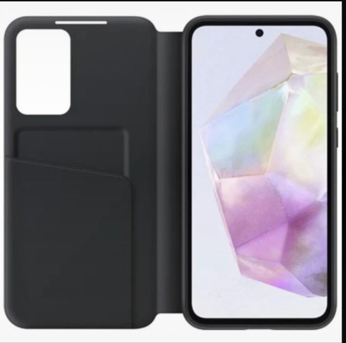 Samsung Husa Originala Smart View Wallet Cover Samsung Galaxy A35 Black