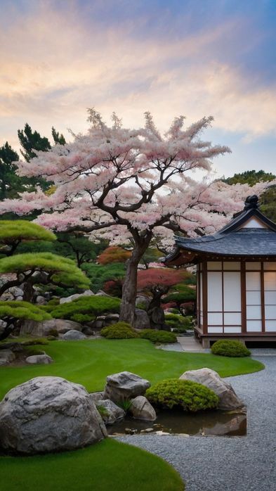 Cireș japonez diferite culori și mărimi