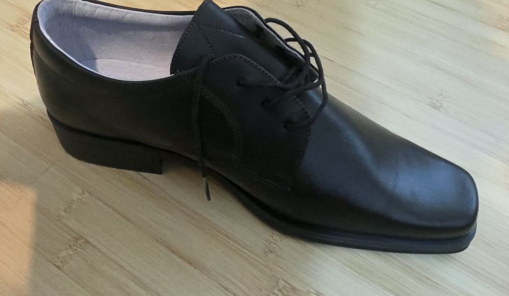 Pantofi militari piele maro