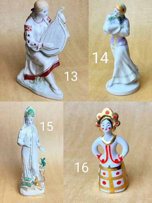 Фарфоровая статуэтка девушка лфз зхк Дулево гжель ТФЗ