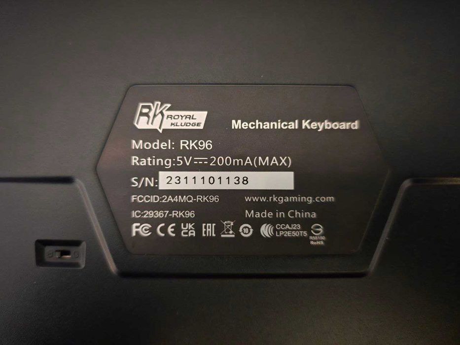 Tastatura Mecanica Wireless Royal Kludge RK96 RGB Hot-Swap 96%