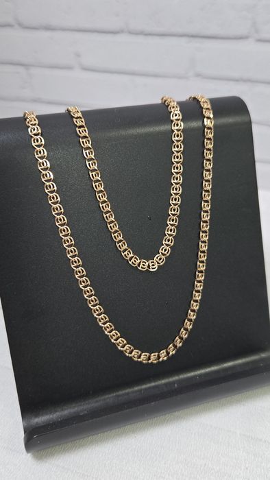 Цепь золотая из красного золота