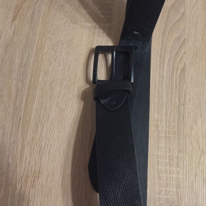 Нови черени кожени мъжки колан 120 см и 130 см