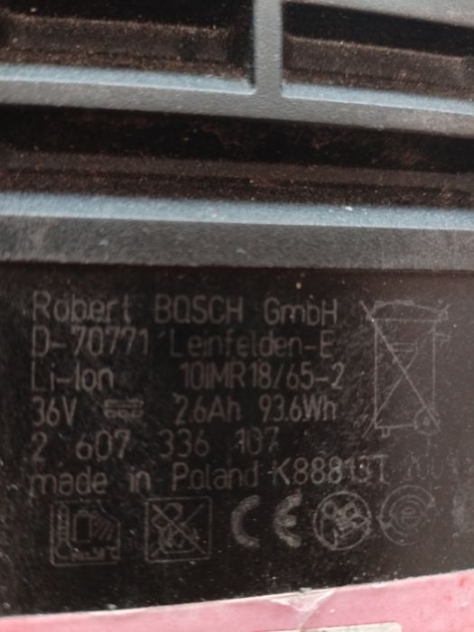 Accumulator Bosch 36v-26AH