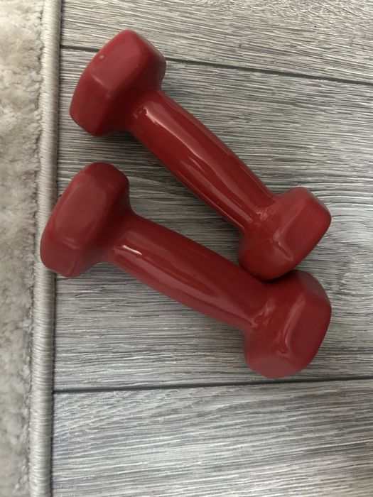 Гантели 1кг 2штуки спортивные