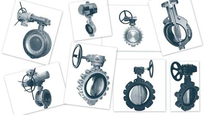 Затворы межфлянцевые и флянцевые