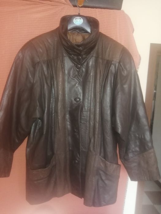 Дамско яке, кожа, естествена.